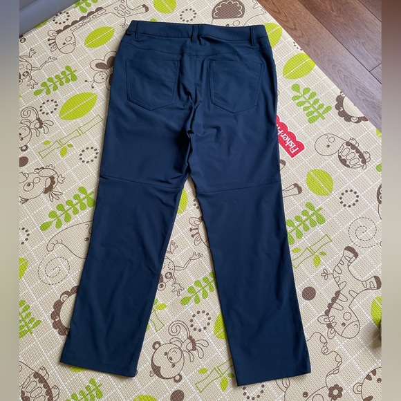 NWOT Lululemon ABC Classic Fit 5 Pocket Pants Men’s Size 30 Navy Blue Color - Picture 2 of 16